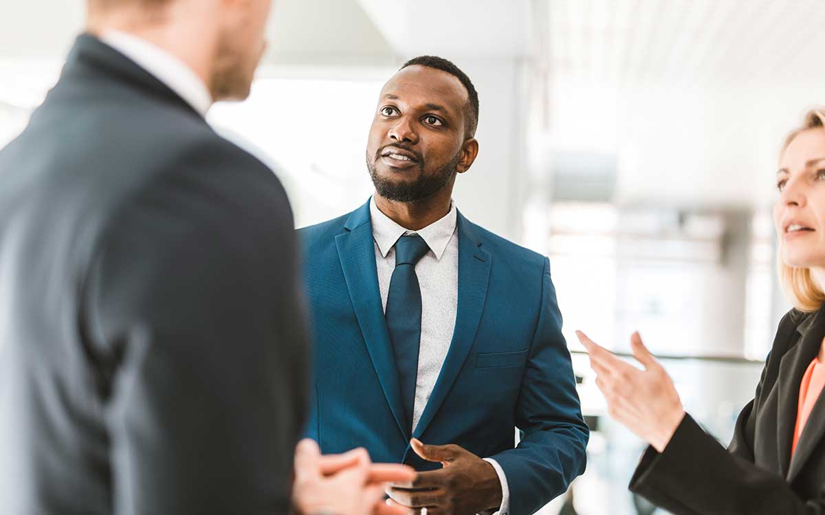 A man in a suit